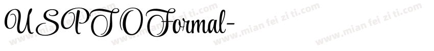 USPTO Formal字体转换